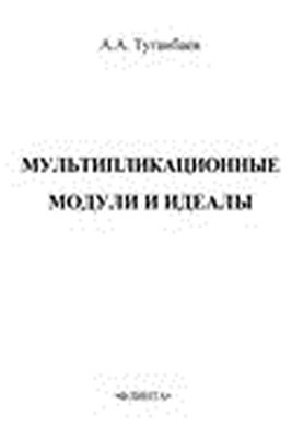 Мультипликационные модули и идеалы. Монография ISBN 978-5-9765-1505-5
