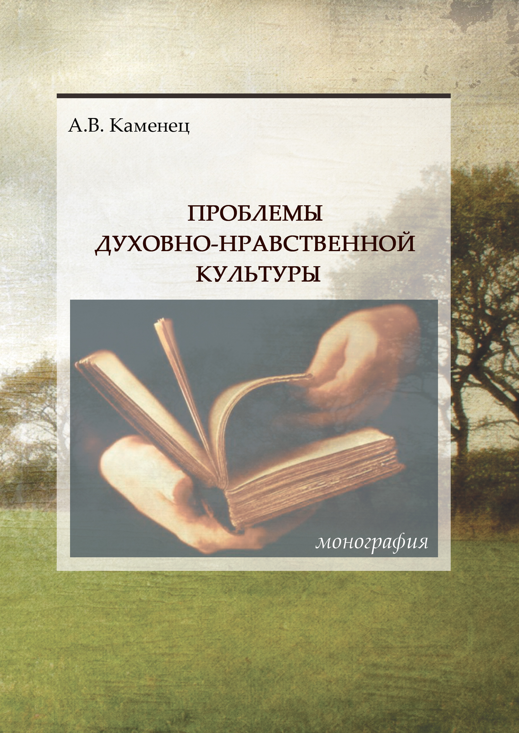 Проблемы духовно-нравственной культуры: монография ISBN 978-5-98422-234-1
