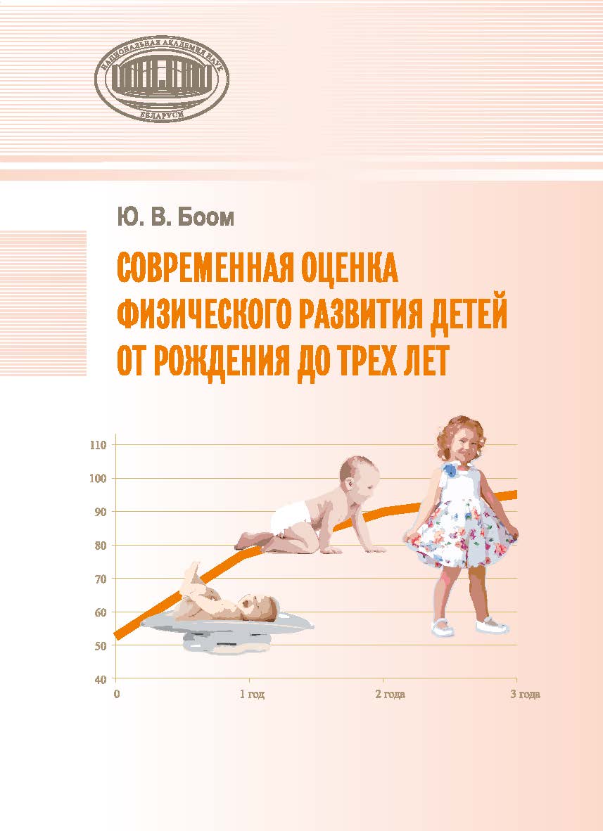 Современная оценка физического развития детей от рождения до трех лет / Нац. акад. наук Беларуси, Ин-т истории. ISBN 978-985-08-3099-9