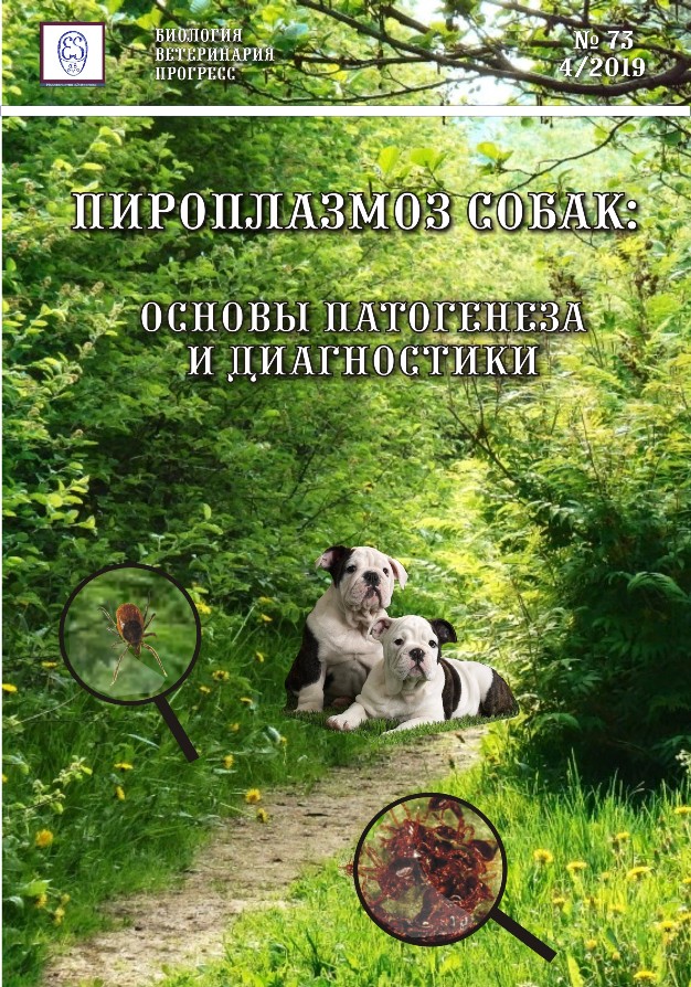 Пироплазмоз собак: основы патогенеза и диагностики: Учебно-методическое пособие ISBN entropos_2019_05